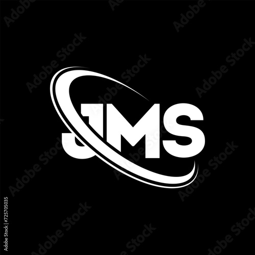 JMS logo. JMS letter. JMS letter logo design. Initials JMS logo linked with circle and uppercase monogram logo. JMS typography for technology, business and real estate brand.