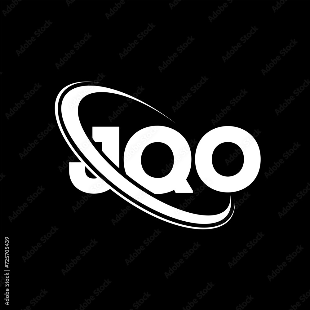 JQO logo. JQO letter. JQO letter logo design. Initials JQO logo linked with circle and uppercase monogram logo. JQO typography for technology, business and real estate brand.