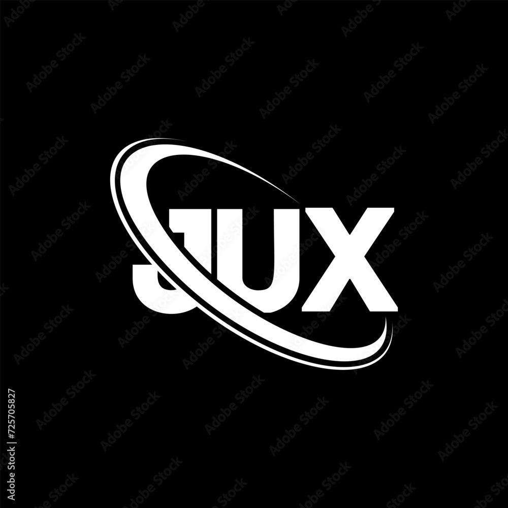 JUX logo. JUX letter. JUX letter logo design. Initials JUX logo linked with circle and uppercase monogram logo. JUX typography for technology, business and real estate brand. JUX logo. JUX letter. JUX letter logo design. Initials JUX logo linked with circle and uppercase monogram logo. JUX typography for technology, business and real estate brand.