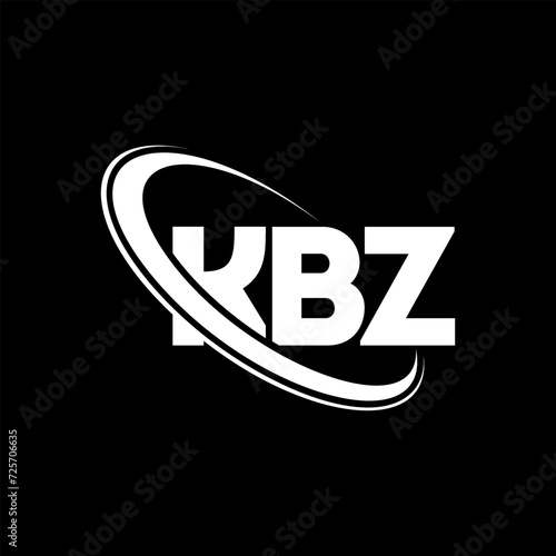 KBZ logo. KBZ letter. KBZ letter logo design. Intitials KBZ logo linked with circle and uppercase monogram logo. KBZ typography for technology, business and real estate brand.
