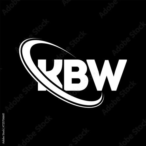 KBW logo. KBW letter. KBW letter logo design. Intitials KBW logo linked with circle and uppercase monogram logo. KBW typography for technology, business and real estate brand.