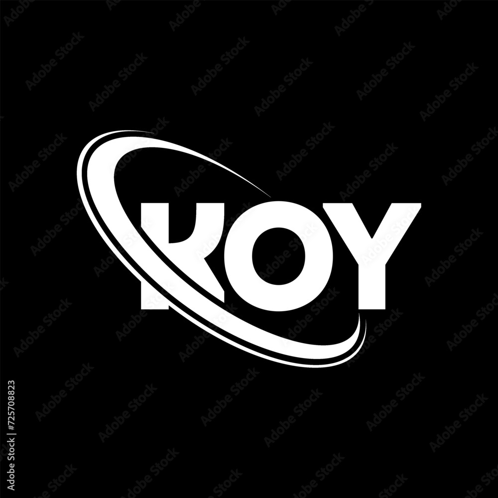 KOY logo. KOY letter. KOY letter logo design. Initials KOY logo linked with circle and uppercase monogram logo. KOY typography for technology, business and real estate brand. KOY logo. KOY letter. KOY letter logo design. Initials KOY logo linked with circle and uppercase monogram logo. KOY typography for technology, business and real estate brand.