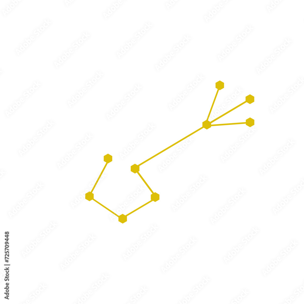 Vector illustration of zodiac sign design Vector illustration of zodiac sign design