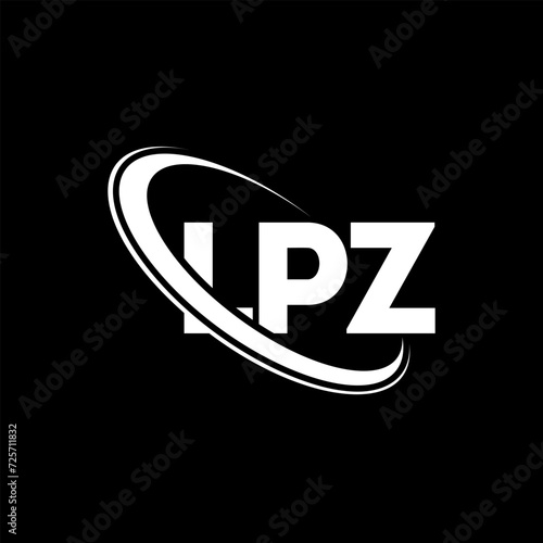 LPZ logo. LPZ letter. LPZ letter logo design. Initials LPZ logo linked with circle and uppercase monogram logo. LPZ typography for technology, business and real estate brand.