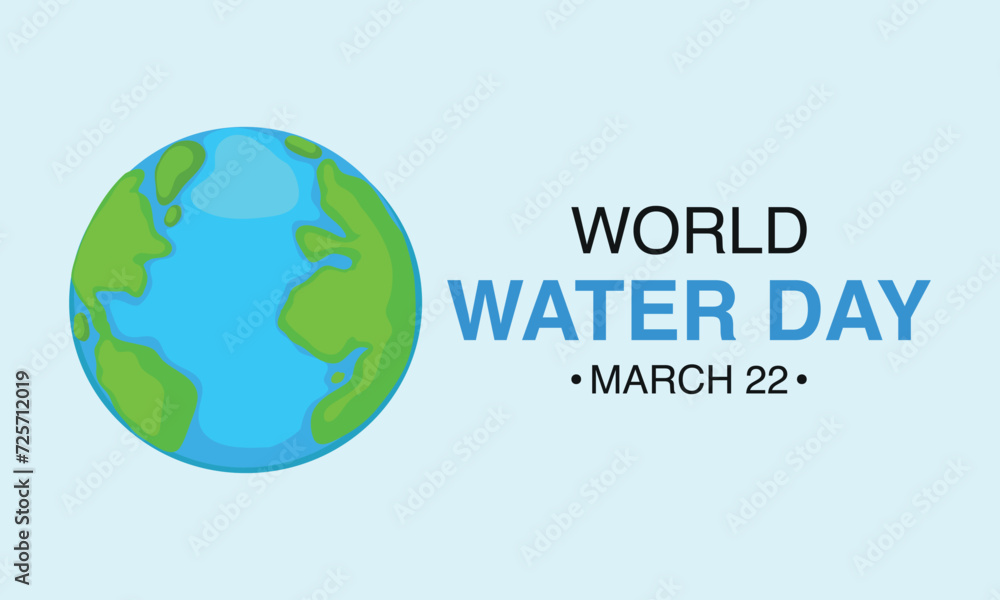 World water day. water day design for social media post, Globe Concept design for banner poster. World water day. water day design for social media post, Globe Concept design for banner poster.