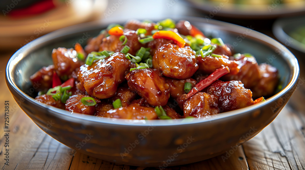 spicy kung pao chicken delicious chinese food spicy kung pao chicken delicious chinese food