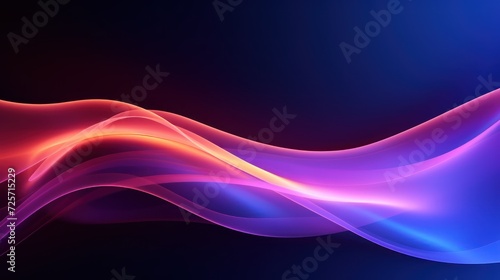 Abstract futuristic neon background, Ultraviolet spectrum. Cyber space. Futuristic wallpaper with isolated. Generative AI 