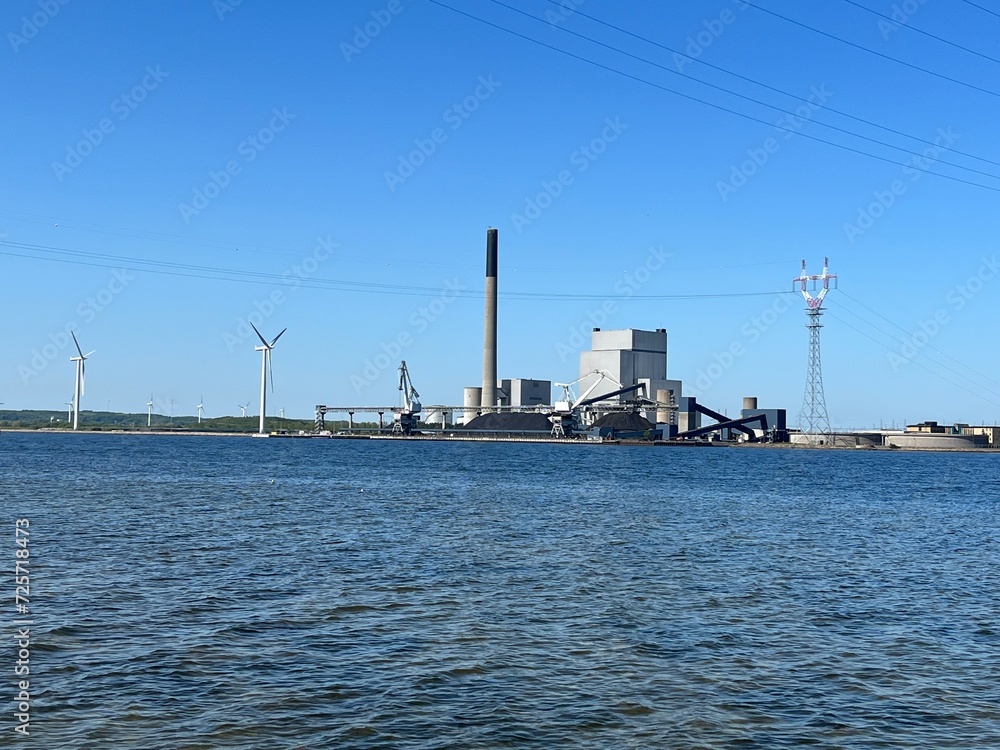 power plant in the port