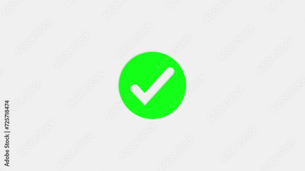 Check mark animation 4k, correct or tick mark animation Check mark animation 4k, correct or tick mark animation