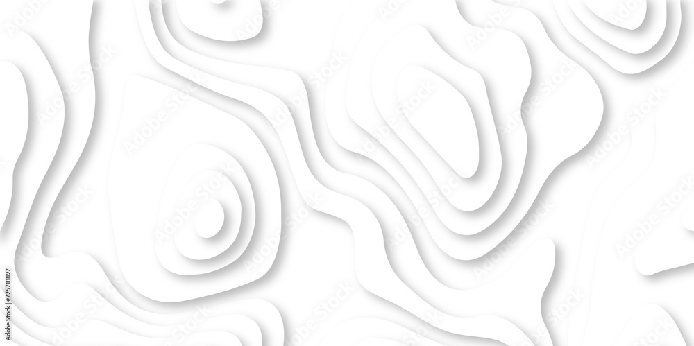 Gray and white wave Seamless abstract white papercut background 3d realistic design use for ads banner and advertising print design vector. 3d topography relief. Vector topographic illustration. Gray and white wave Seamless abstract white papercut background 3d realistic design use for ads banner and advertising print design vector. 3d topography relief. Vector topographic illustration.