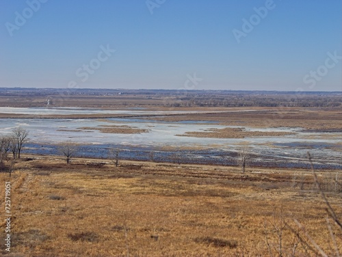 Scenic Views From Loess Bluffs in Missouri