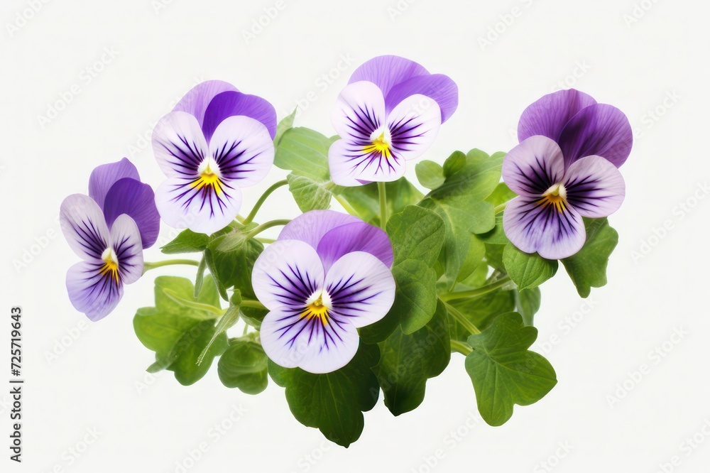 Beautiful purple orchid flowers blooming on a white background Beautiful purple orchid flowers blooming on a white background