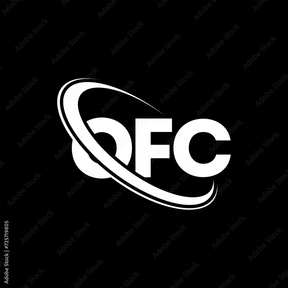 OFC logo. OFC letter. OFC letter logo design. Initials OFC logo linked with circle and uppercase monogram logo. OFC typography for technology, business and real estate brand. OFC logo. OFC letter. OFC letter logo design. Initials OFC logo linked with circle and uppercase monogram logo. OFC typography for technology, business and real estate brand.