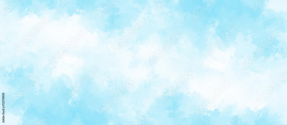 blue sky with cloud .Beautiful blue sky with white clouds .bright cloud cover in the sun calm clear winter air background .gradient light white background.