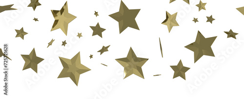 XMAS Glossy 3D Christmas star icon. Design element for holidays. -