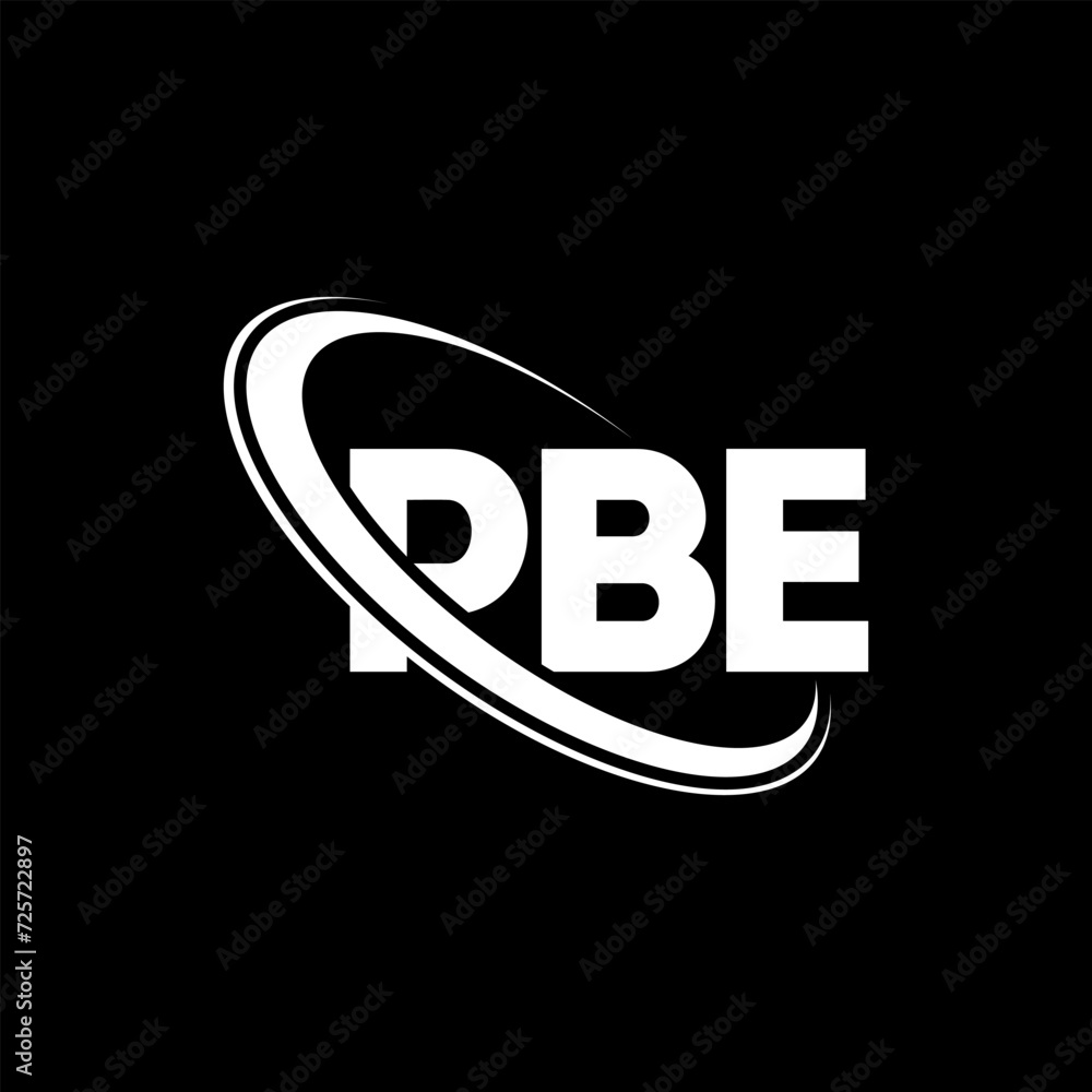 Vecteur Stock PBE logo. PBE letter. PBE letter logo design. Intitials