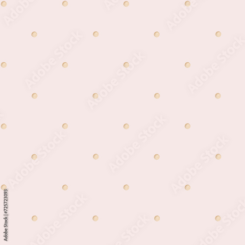 Polka dots on a beige background. Seamless pattern. Children's party, baby shower, birthday. Simple design for wallpaper, cards, wrapping paper, stationery..