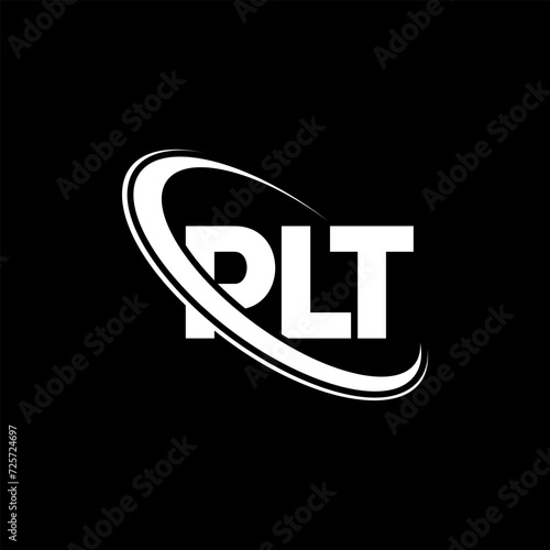 PLT logo. PLT letter. PLT letter logo design. Initials PLT logo linked with circle and uppercase monogram logo. PLT typography for technology, business and real estate brand.