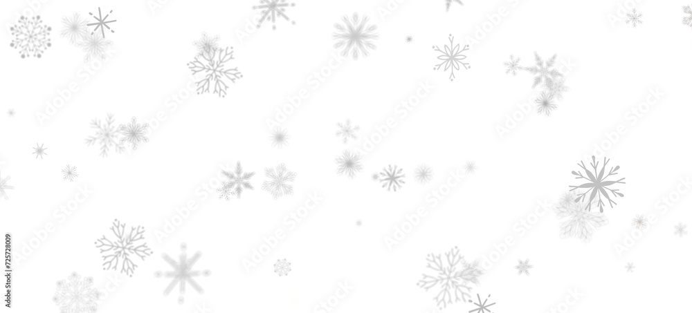 Frosty Snowfall: Mesmeric 3D Illustration Depicting Descending Holiday Snowflakes Frosty Snowfall: Mesmeric 3D Illustration Depicting Descending Holiday Snowflakes