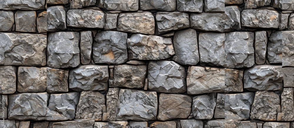 Fototapeta premium Non-seamless texture of a stone wall.