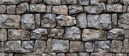 Non-seamless texture of a stone wall.