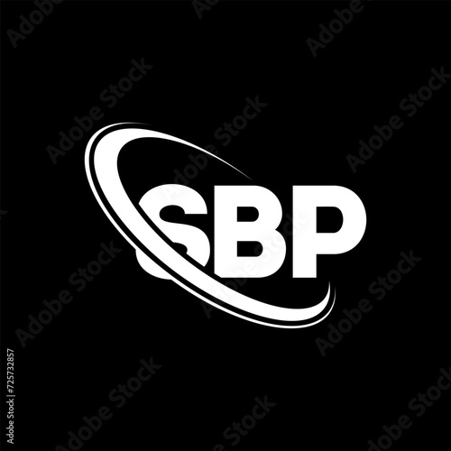 SBP logo. SBP letter. SBP letter logo design. Intitials SBP logo linked with circle and uppercase monogram logo. SBP typography for technology, business and real estate brand.