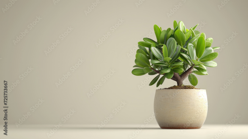 Stylish money tree. Crassula ovata. Bonsai style. Indoor plant Stylish money tree. Crassula ovata. Bonsai style. Indoor plant