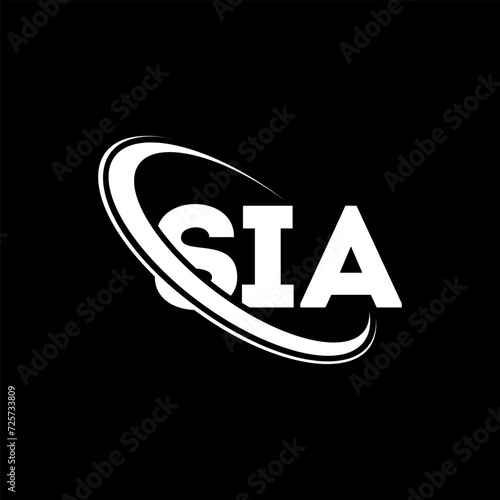 SIA logo. SIA letter. SIA letter logo design. Initials SIA logo linked with circle and uppercase monogram logo. SIA typography for technology, business and real estate brand.