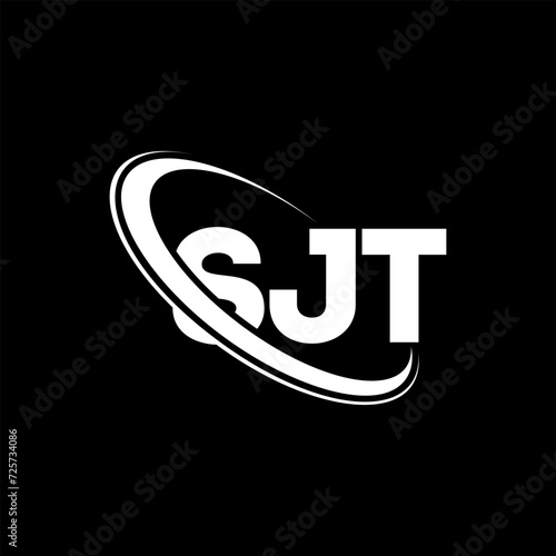 SJT logo. SJT letter. SJT letter logo design. Initials SJT logo linked with circle and uppercase monogram logo. SJT typography for technology, business and real estate brand.