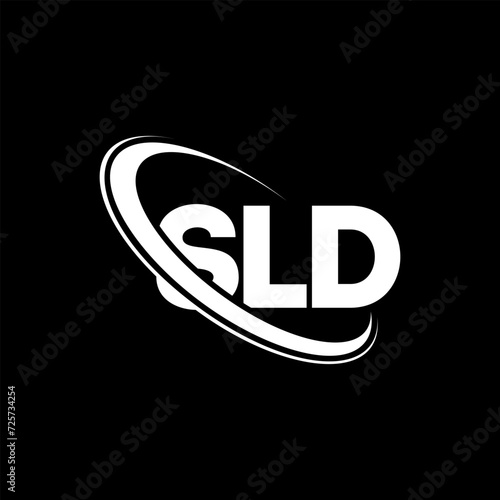 SLD logo. SLD letter. SLD letter logo design. Initials SLD logo linked with circle and uppercase monogram logo. SLD typography for technology, business and real estate brand. photo