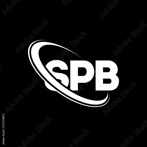 SPB logo. SPB letter. SPB letter logo design. Initials SPB logo linked with circle and uppercase monogram logo. SPB typography for technology, business and real estate brand.