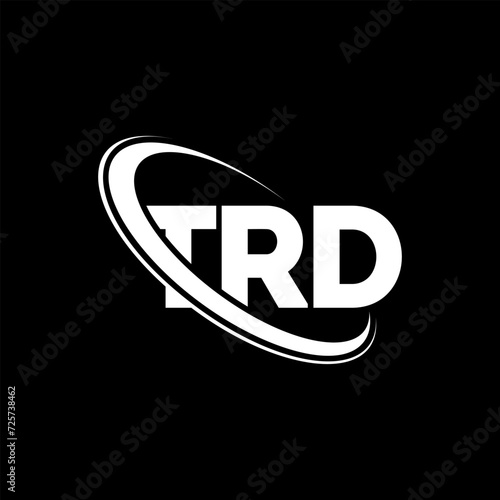 TRD logo. TRD letter. TRD letter logo design. Initials TRD logo linked with circle and uppercase monogram logo. TRD typography for technology, business and real estate brand.