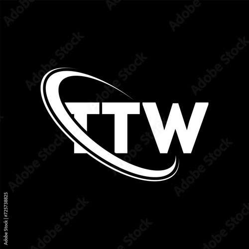 TTW logo. TTW letter. TTW letter logo design. Initials TTW logo linked with circle and uppercase monogram logo. TTW typography for technology, business and real estate brand.