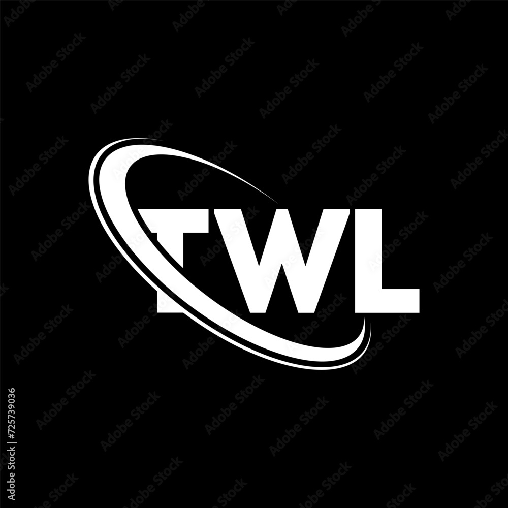 TWL logo. TWL letter. TWL letter logo design. Initials TWL logo linked with circle and uppercase monogram logo. TWL typography for technology, business and real estate brand.