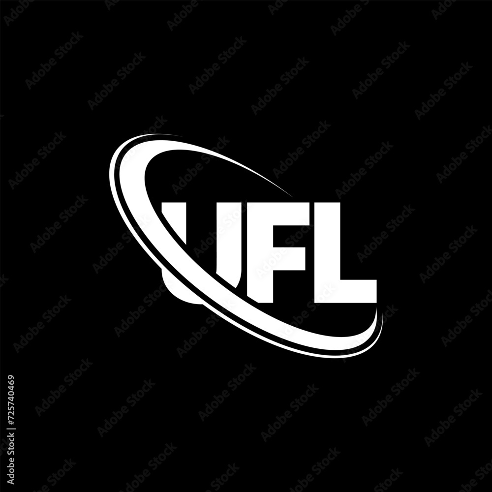 UFL logo. UFL letter. UFL letter logo design. Initials UFL logo linked with circle and uppercase monogram logo. UFL typography for technology, business and real estate brand. UFL logo. UFL letter. UFL letter logo design. Initials UFL logo linked with circle and uppercase monogram logo. UFL typography for technology, business and real estate brand.
