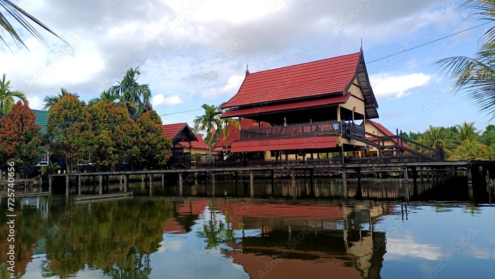 TRADITIONAL STAGE HOUSE OF THE ORIGINAL TIDUNG TARAKAN TRIBE