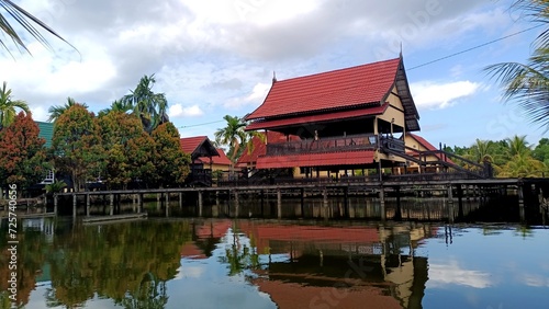 TRADITIONAL STAGE HOUSE OF THE ORIGINAL TIDUNG TARAKAN TRIBE