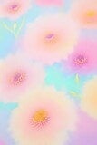 A close up of a painting of flowers, pastel texture, flower, pink, floral, nature, spring, flowers, design, blossom