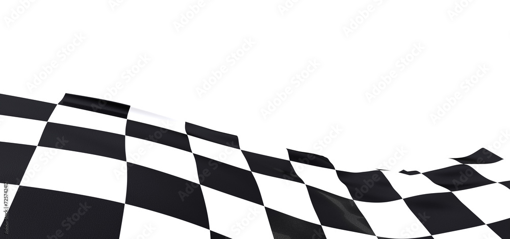 Obraz premium flag finish race sport 3d champion winner