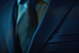A detailed close-up of a suit and tie. Perfect for professional and business-related concepts