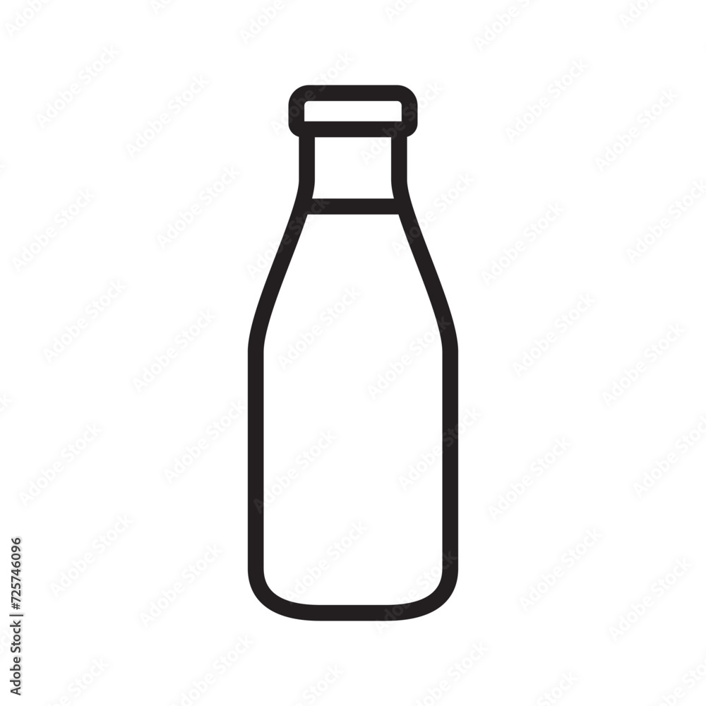 milk bottle icon design vector template milk bottle icon design vector template