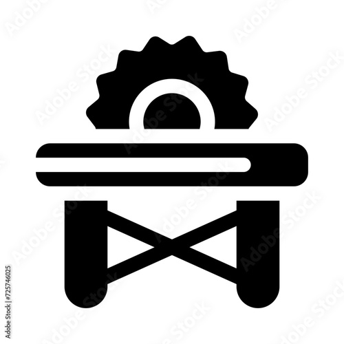 sawmill glyph icon