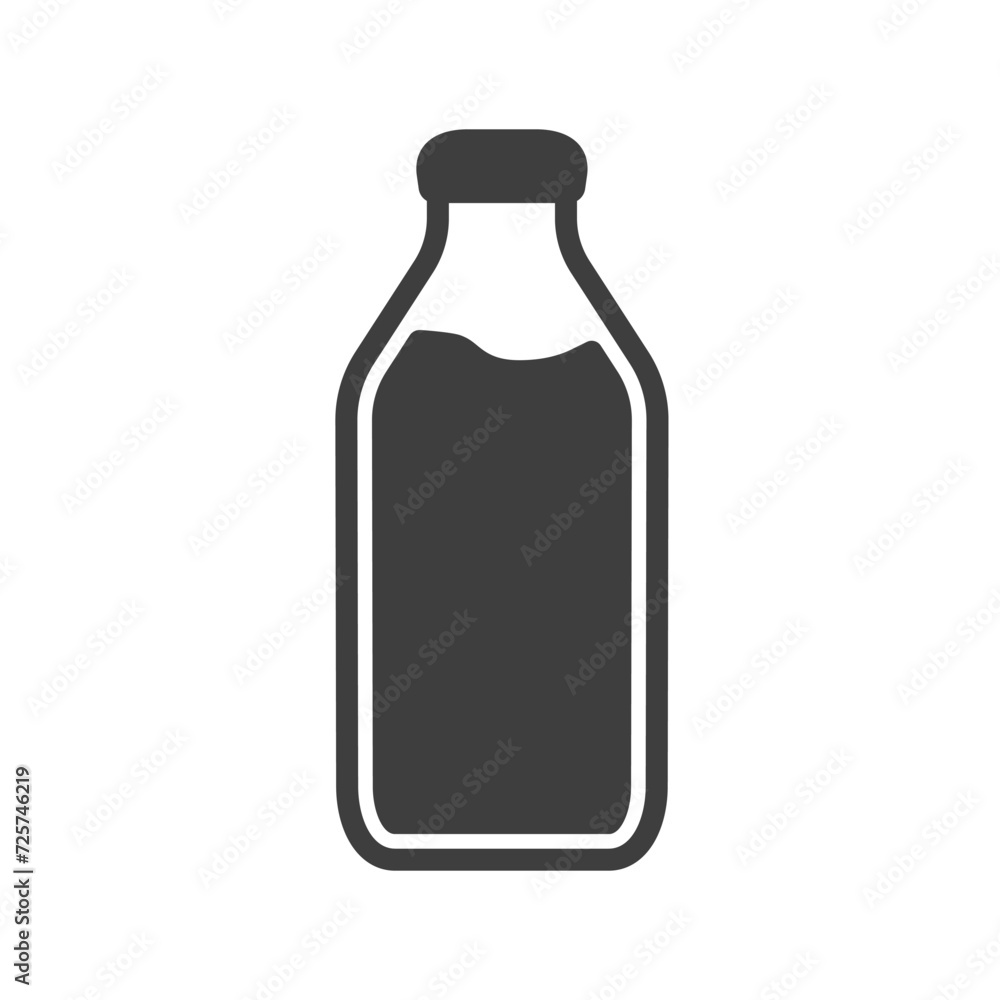 milk bottle icon design vector template milk bottle icon design vector template
