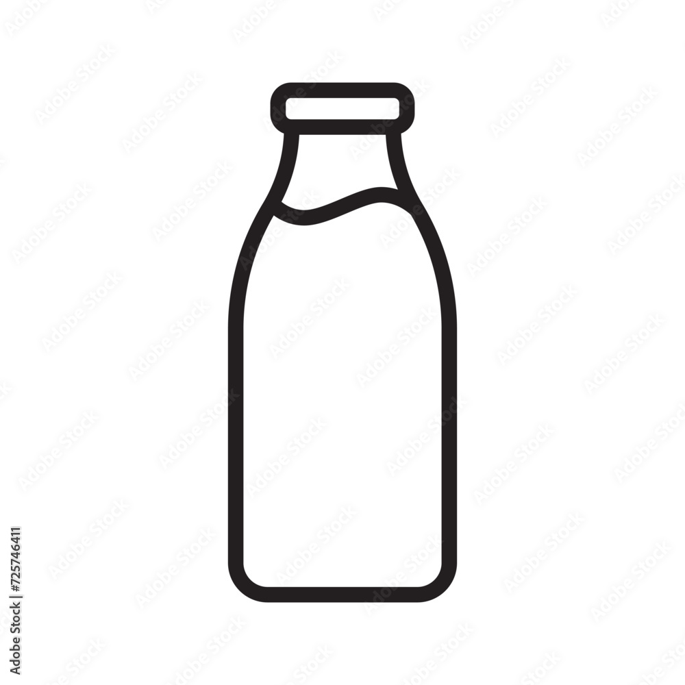 milk bottle icon design vector template milk bottle icon design vector template