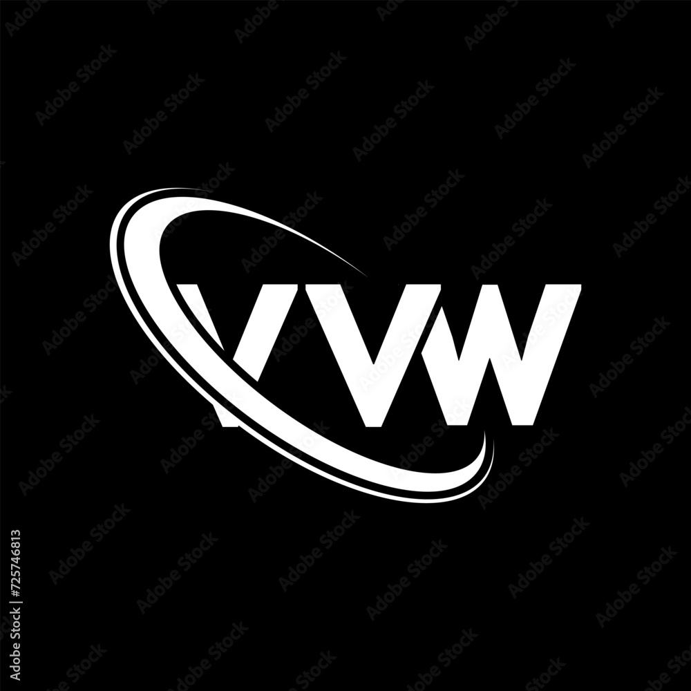 VVW logo. VVW letter. VVW letter logo design. Initials VVW logo linked with circle and uppercase monogram logo. VVW typography for technology, business and real estate brand.
