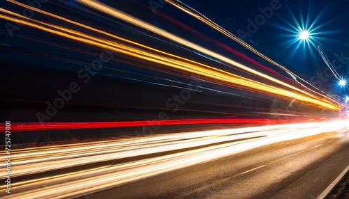 abstract motion blur of traffic light background