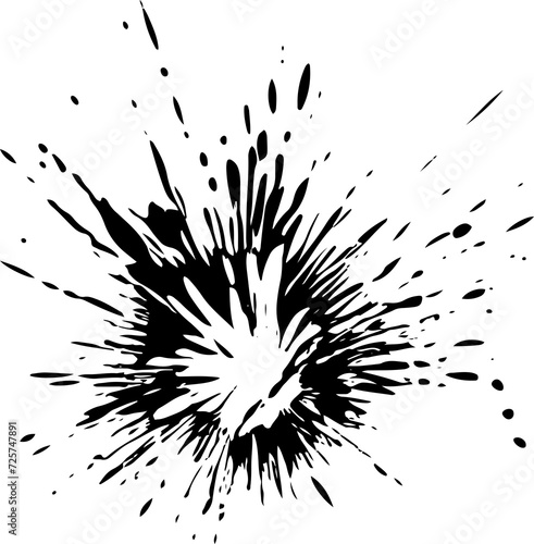 power blast comic action effect drawing lines generated with AI 