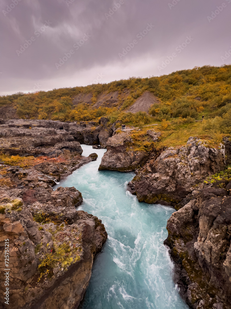 Wasserfall in Reykholt Wasserfall in Reykholt