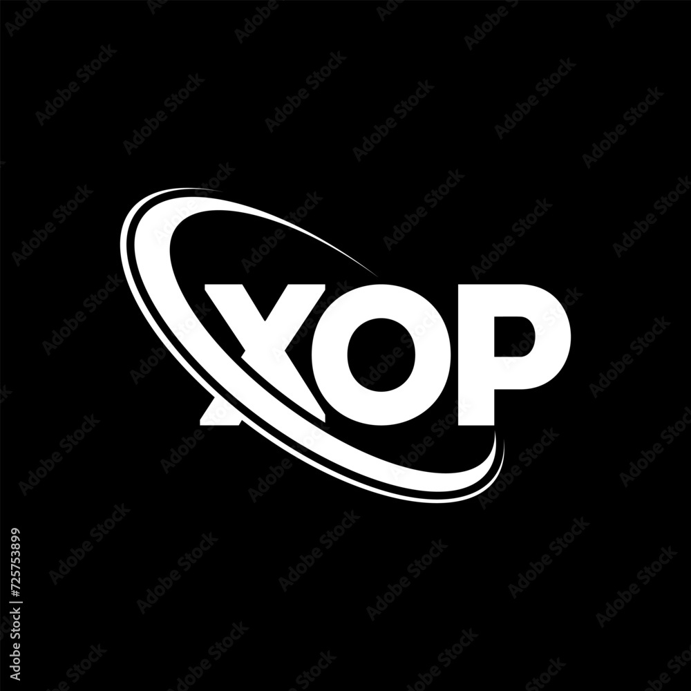 XOP logo. XOP letter. XOP letter logo design. Initials XOP logo linked ...