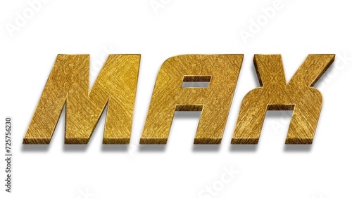 3D Max text banner art